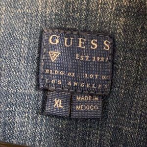 Guess Studded Spiked Jean Jacket